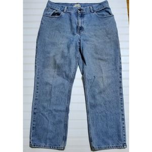 LL Bean Vintage High Waist Straight Jeans Petite